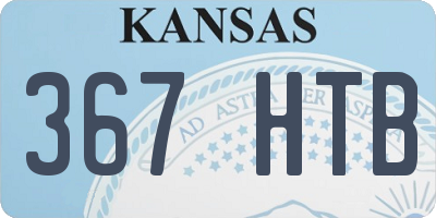 KS license plate 367HTB