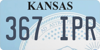 KS license plate 367IPR