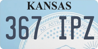 KS license plate 367IPZ