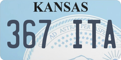 KS license plate 367ITA