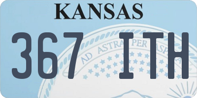 KS license plate 367ITH