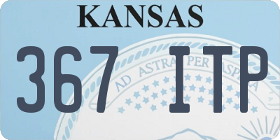 KS license plate 367ITP