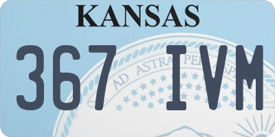 KS license plate 367IVM