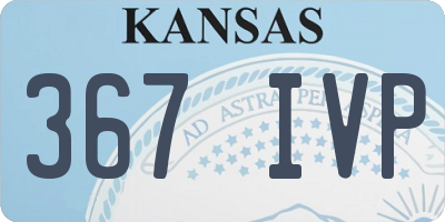 KS license plate 367IVP