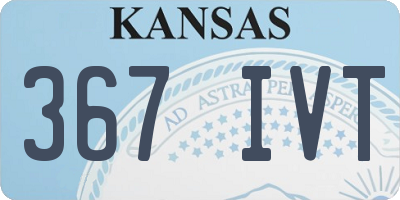 KS license plate 367IVT