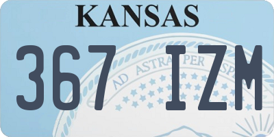 KS license plate 367IZM