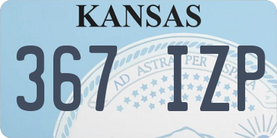 KS license plate 367IZP