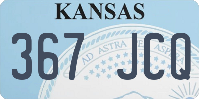 KS license plate 367JCQ