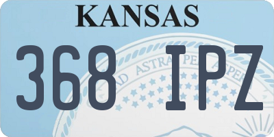 KS license plate 368IPZ