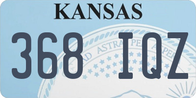 KS license plate 368IQZ