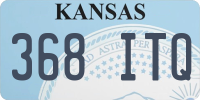 KS license plate 368ITQ