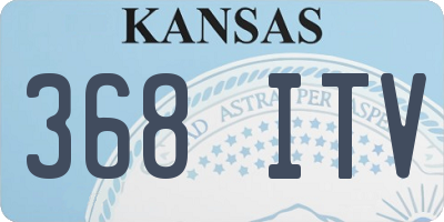 KS license plate 368ITV