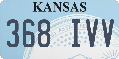 KS license plate 368IVV