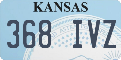KS license plate 368IVZ