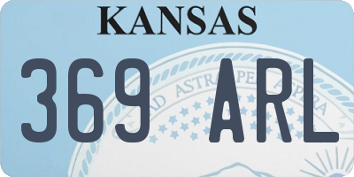 KS license plate 369ARL