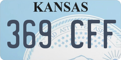 KS license plate 369CFF