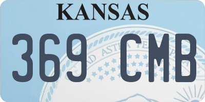 KS license plate 369CMB