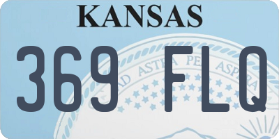 KS license plate 369FLQ