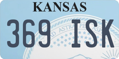 KS license plate 369ISK