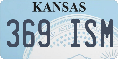 KS license plate 369ISM
