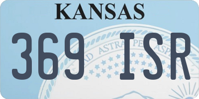 KS license plate 369ISR