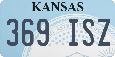 KS license plate 369ISZ