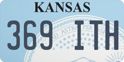 KS license plate 369ITH