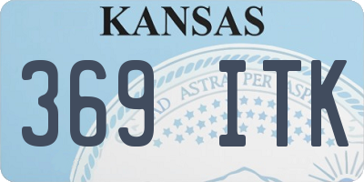 KS license plate 369ITK