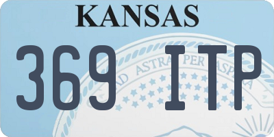 KS license plate 369ITP