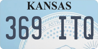 KS license plate 369ITQ