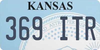 KS license plate 369ITR