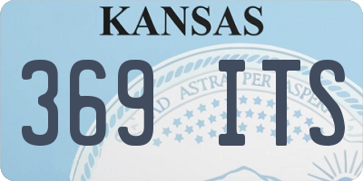 KS license plate 369ITS