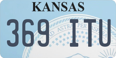 KS license plate 369ITU