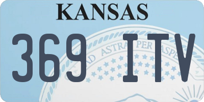 KS license plate 369ITV