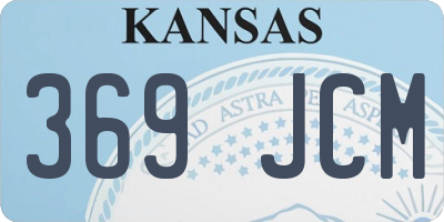 KS license plate 369JCM