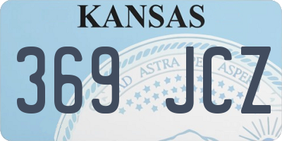 KS license plate 369JCZ