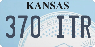 KS license plate 370ITR