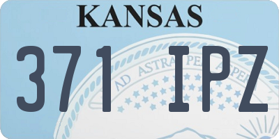KS license plate 371IPZ