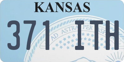 KS license plate 371ITH