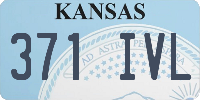 KS license plate 371IVL