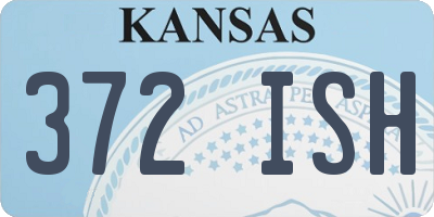 KS license plate 372ISH