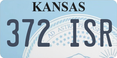 KS license plate 372ISR