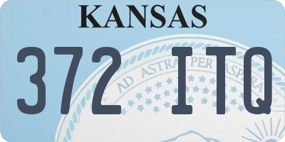 KS license plate 372ITQ