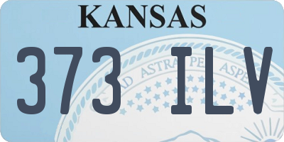 KS license plate 373ILV