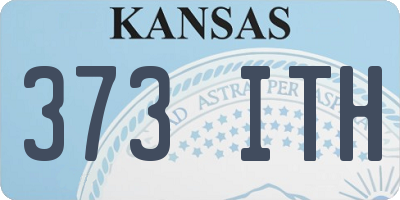 KS license plate 373ITH