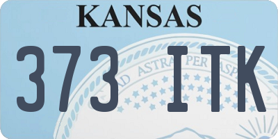 KS license plate 373ITK