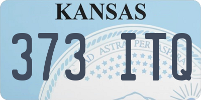 KS license plate 373ITQ
