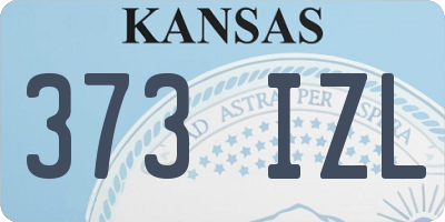 KS license plate 373IZL