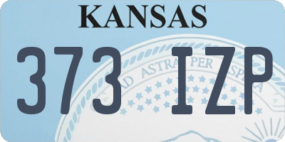 KS license plate 373IZP