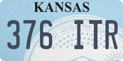 KS license plate 376ITR